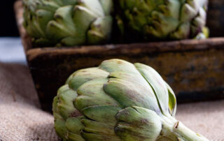 Alcachofas frescas en Esencia de Frutis